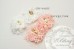 Ruffle Chiffon Flower trim - 5cm (Pack of 2)